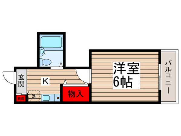 クリオ北松戸壱番館の物件間取画像